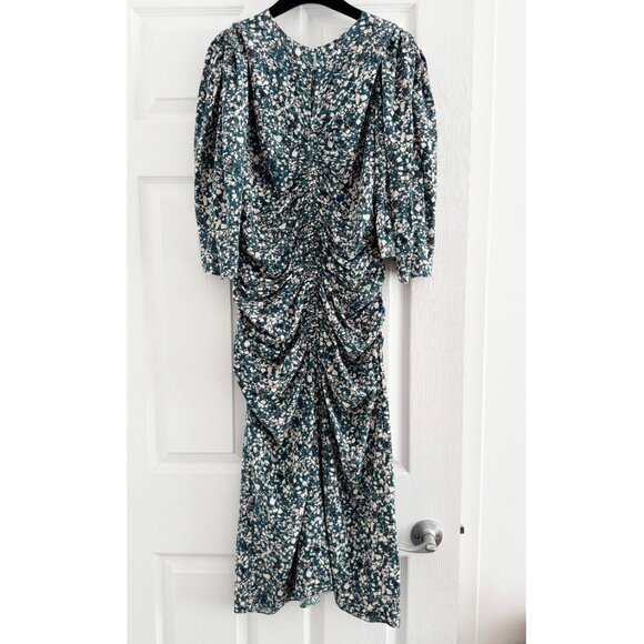 Isabel Marant "Lurner" Dress in Green, sizes 40 (fits like 6 ish) - Picture 5 of 8